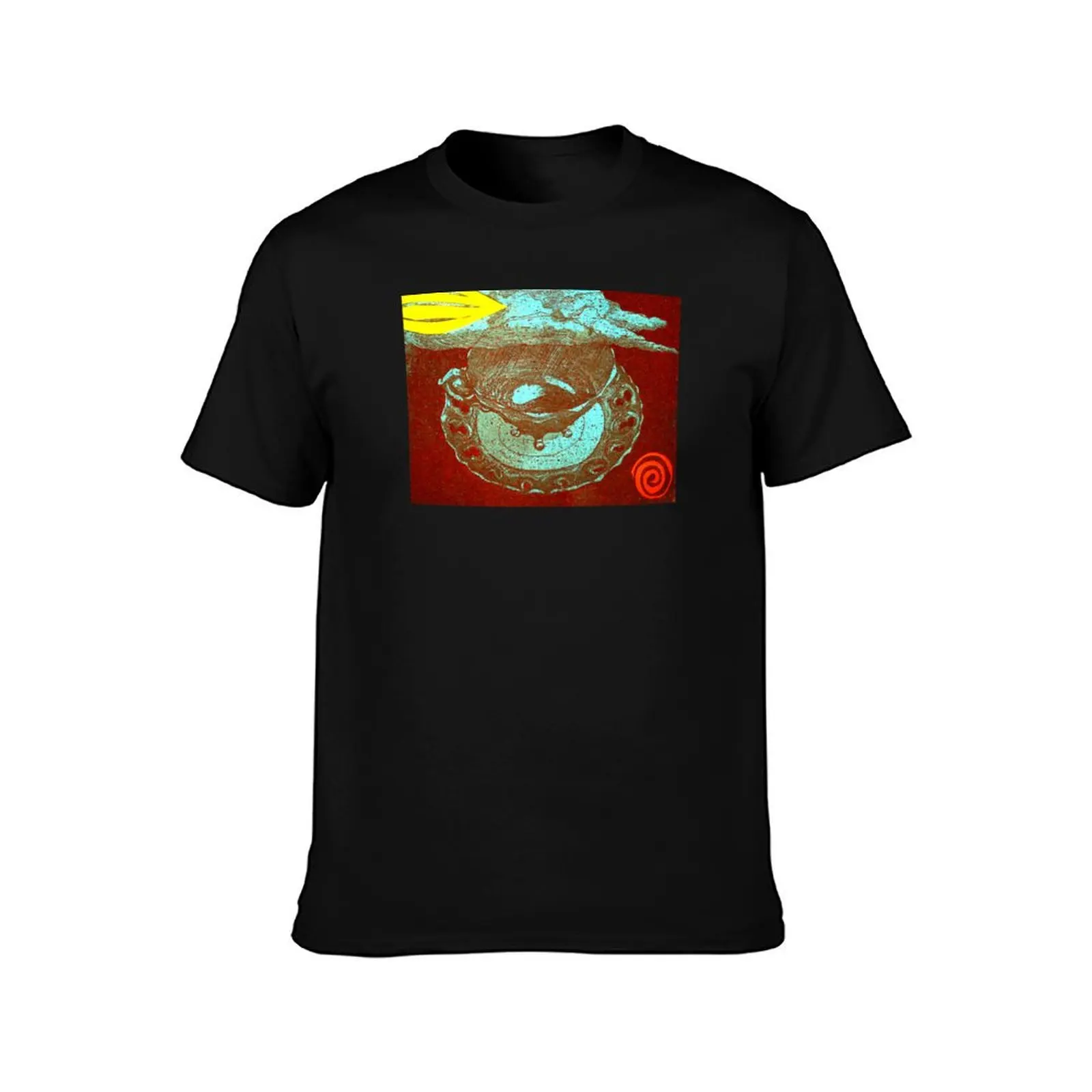 Storm Cloud in a Tea Cup T-Shirt Daily Wear Plain Short Sleeve Shirt T-Shirt