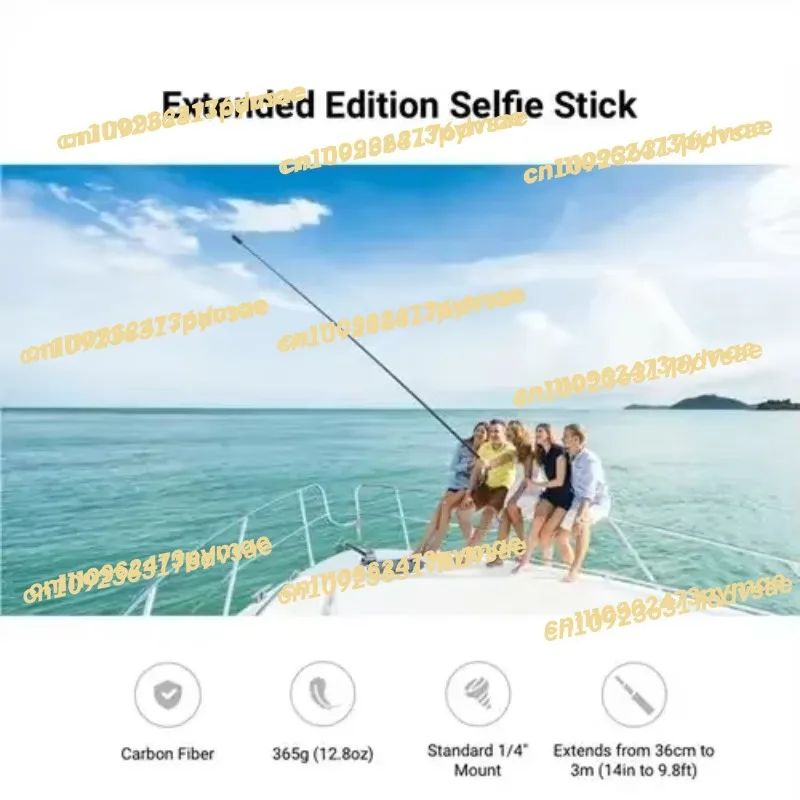 In Stock Insta360 New 3m Ultra-long Extended Edition Carbon Fiber Selfie Stick For Insta 360 ONE X2 /ONE R/ONE X
