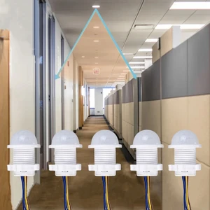 Mini sensor de movimento PIR com interruptor inteligente, indutor corporal infravermelho, lâmpada noturna automática, casa inteligente, corpo humano, 85-265V 8 principais vendas mini indutor - №6