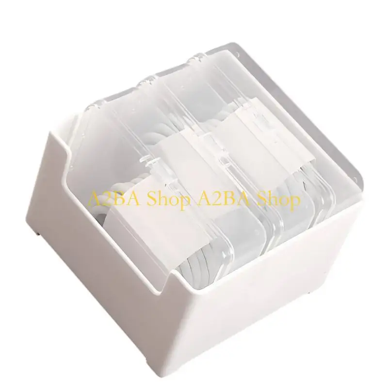 A2BA Charging Cord Box With Cable Storage Compartment For Workstation And Travel Use