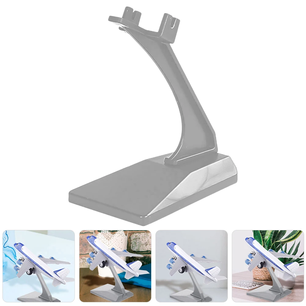 2Pcs Aircraft Models Stand Airplane Holder Plastic Display Stands Plane Model Showing Stand Kids Collection Gift 2024 New