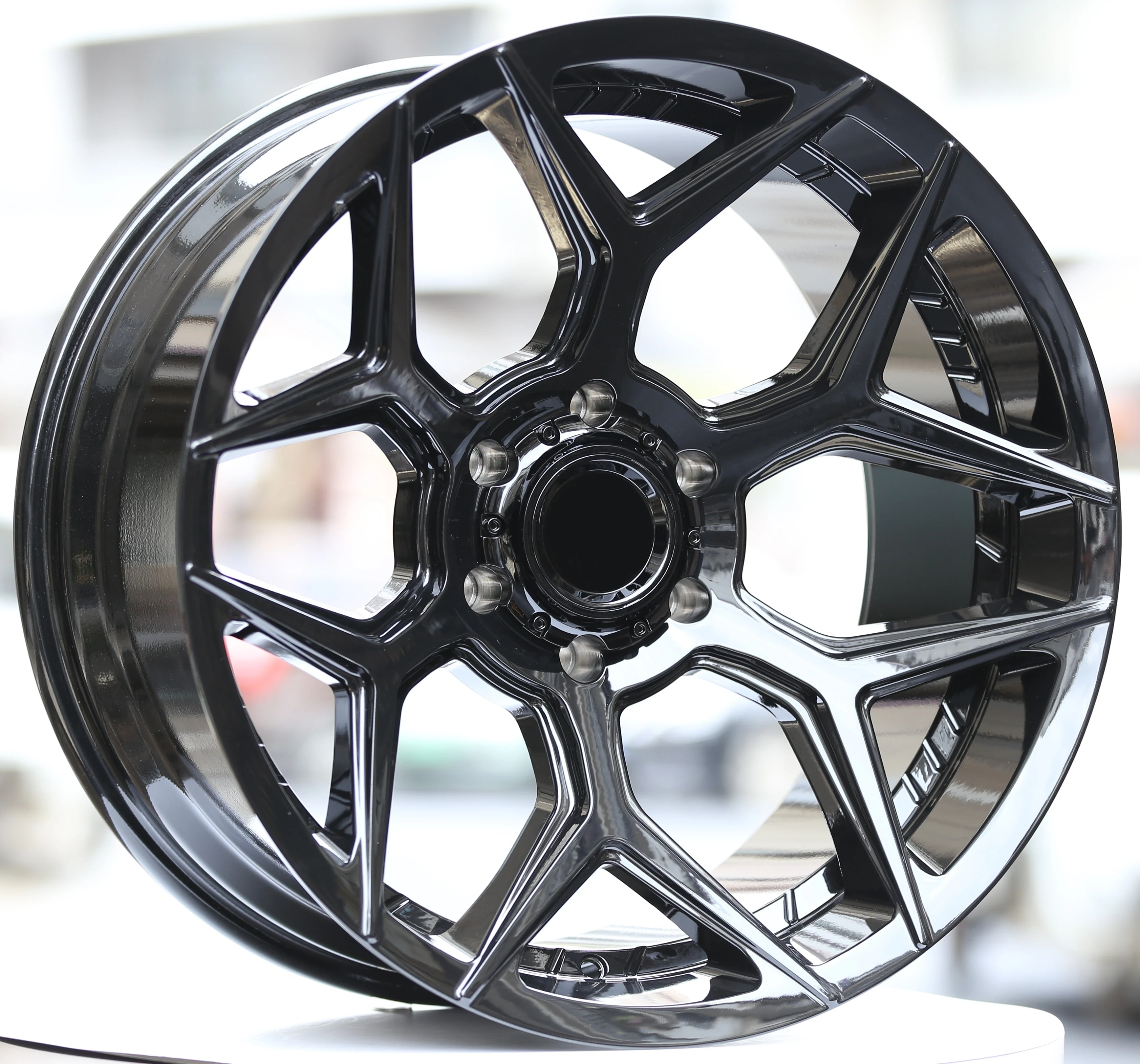 

20 22 24 Inch Aluminum Alloy Off-Road Upgrade Wheels For Toyota Hilux Jeep Wrangler Gladiator GMC Yukon Chevrolet Pickup SUV