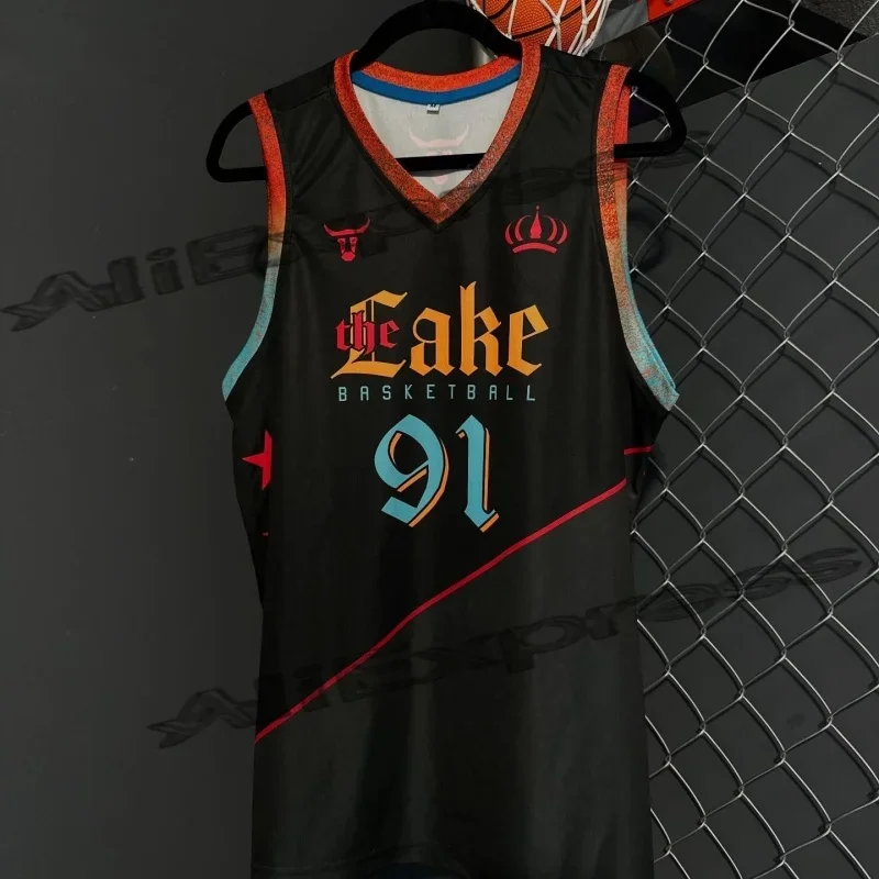 

New American Basketball Suit Men's and Women's Narrow Shoulder Training Sports Vest 3D Printing Breathable and Comfortable MOTO