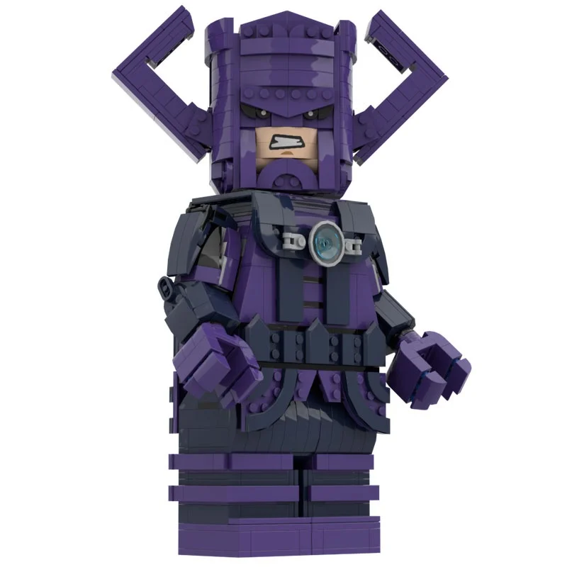 940 elementów MOC Galactus Figurka do Składania Model Klocki Zabawka Konstrukcyjna DIY Edukacyjny Prezent Świąteczny Klocki Urodzinowe dla Dzieci