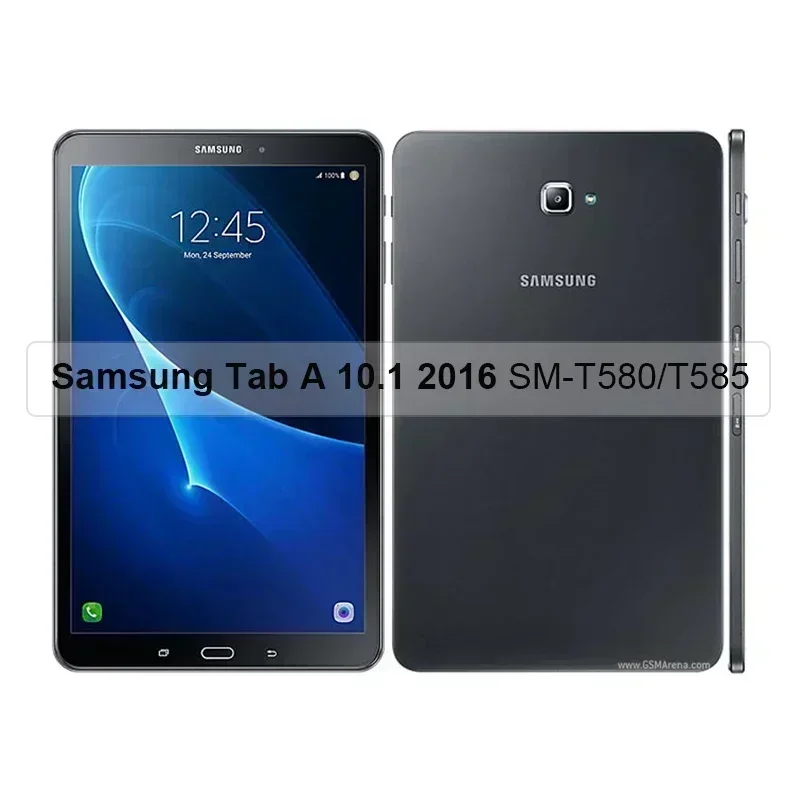 삼성 갤럭시 탭 A6 10.1 2016 SM-T580 SM-T585 T587 케이스, 실리콘 태블릿 가방, 소프트 TPU 후면 커버 케이스, 보호 쉘