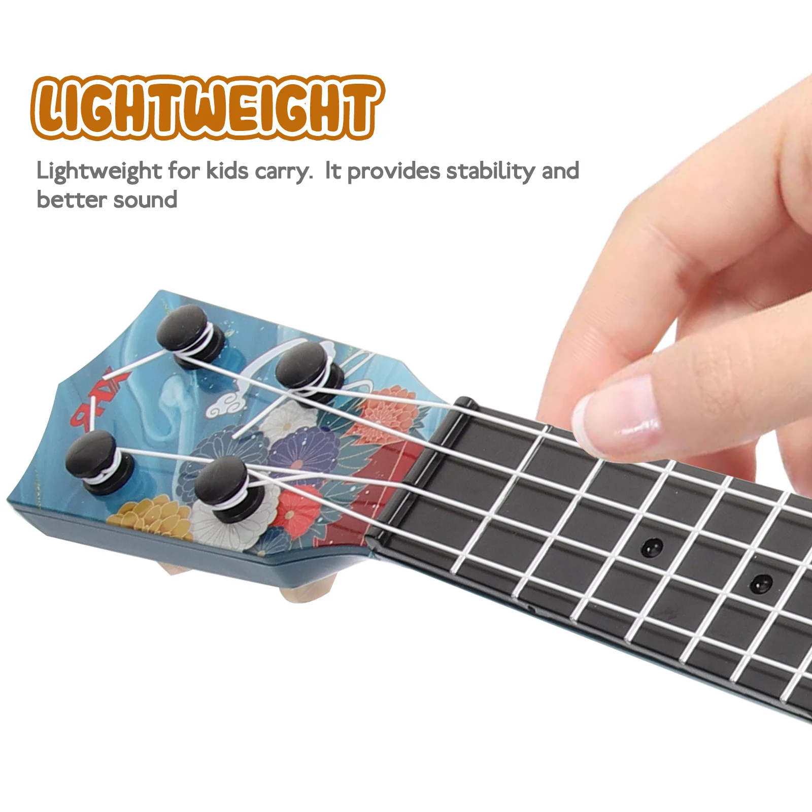 

Ukulele Beginner 21 Inches Small Guitar Acoustic Instrument Stable Sound Suitable for Kids Beginners Beginner Ukulele