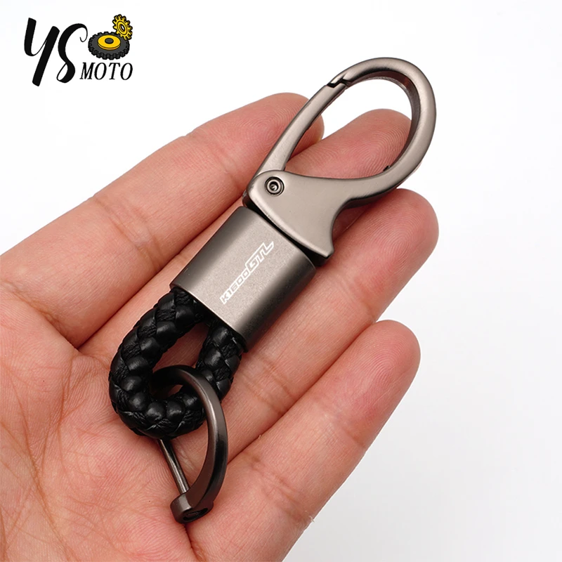 

For BMW K1600GTL K 1600GTL K1600 GTL 2011 2012 2013 Motorcycle High Quality Keyring Metal Key Ring Braided rope Keychain