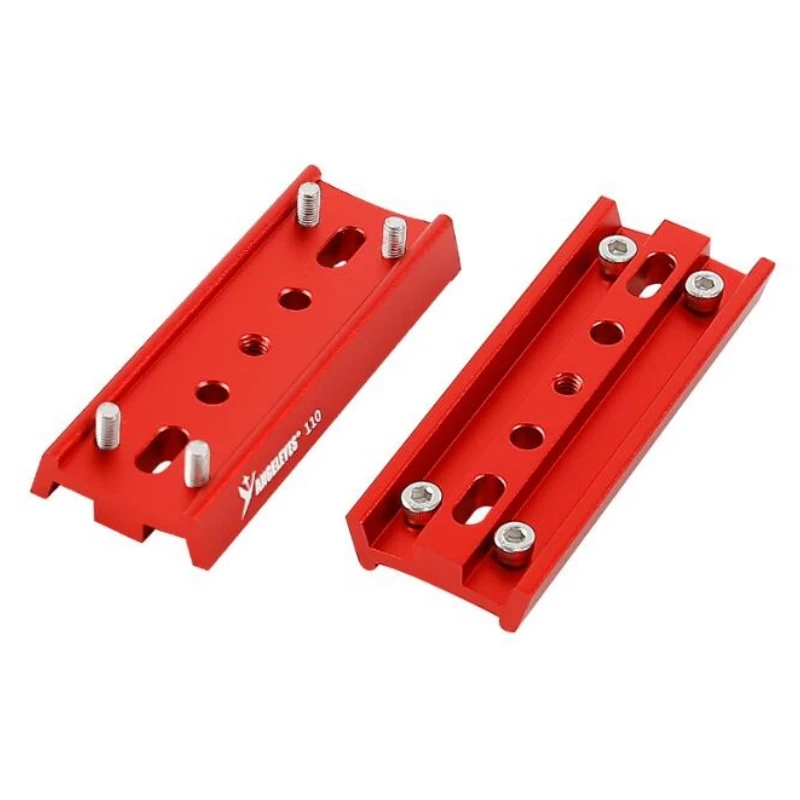 Agnicy 4 Screws Positioning Dovetail Plate 110mm Equatorial Instrument Holding Clamp Quick Installation Board Red Black Green