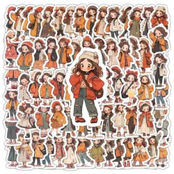 100PCS New DIY Autumn Wear Stickers Cartoon Graffiti Creative Anime iPad Car Guitar Suitcase Decoration Water Cup