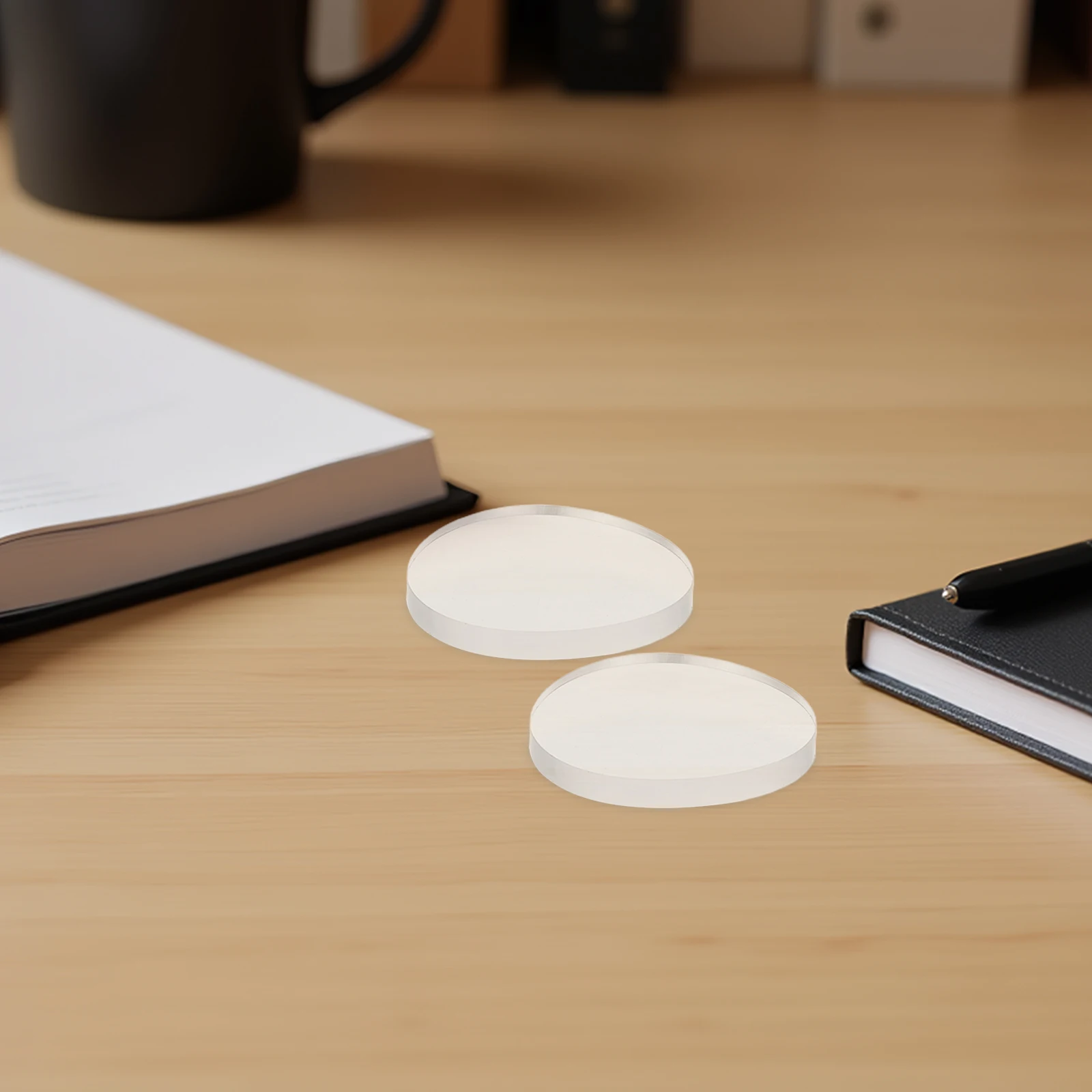 

120 Pcs Glass Anti-slip Spacer Table Protector Double Sided Silicone Pads Transparent Clear Desk Mat