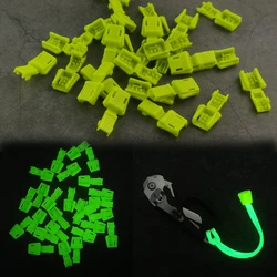 Luminous Tail Clip Umbrella Rope Buckle Universal Luggage Sportswear Elastic Rope DIY 3/4mm End Clip