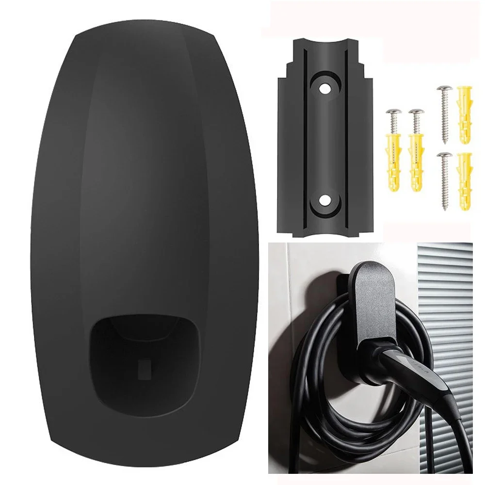 

Автомобильный органайзер для зарядного кабеля для Tesla Model 3 2022 S X Y 2021, аксессуары, настенное крепление, кронштейн для разъема, держатель зарядного устройства, ЕС/США