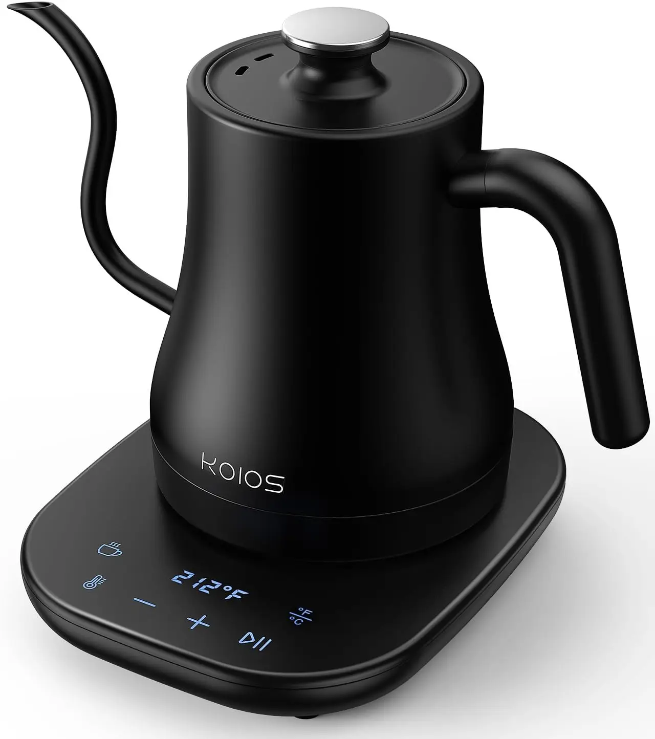 

Temperature Control Gooseneck Electric Kettle, 0.8L Fast Heat for Coffee/Tea, Auto Shut Off & Keep Warm, Stainless Steel