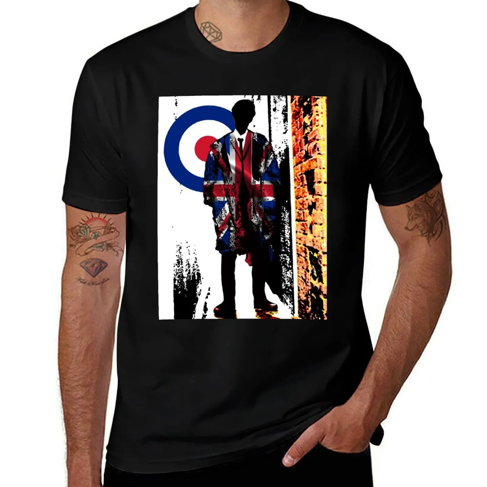 Brighton Famous Mod Alley Pop Art V18a T-Shirt Art Pattern Printed Casual Top