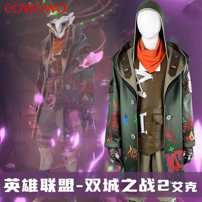 COWOWO Lol Battle Of Two Cities 2 Ekko Cosplay Costume Cos Game Anime Party Uniform Hallowen Play Role Clothes Clothing