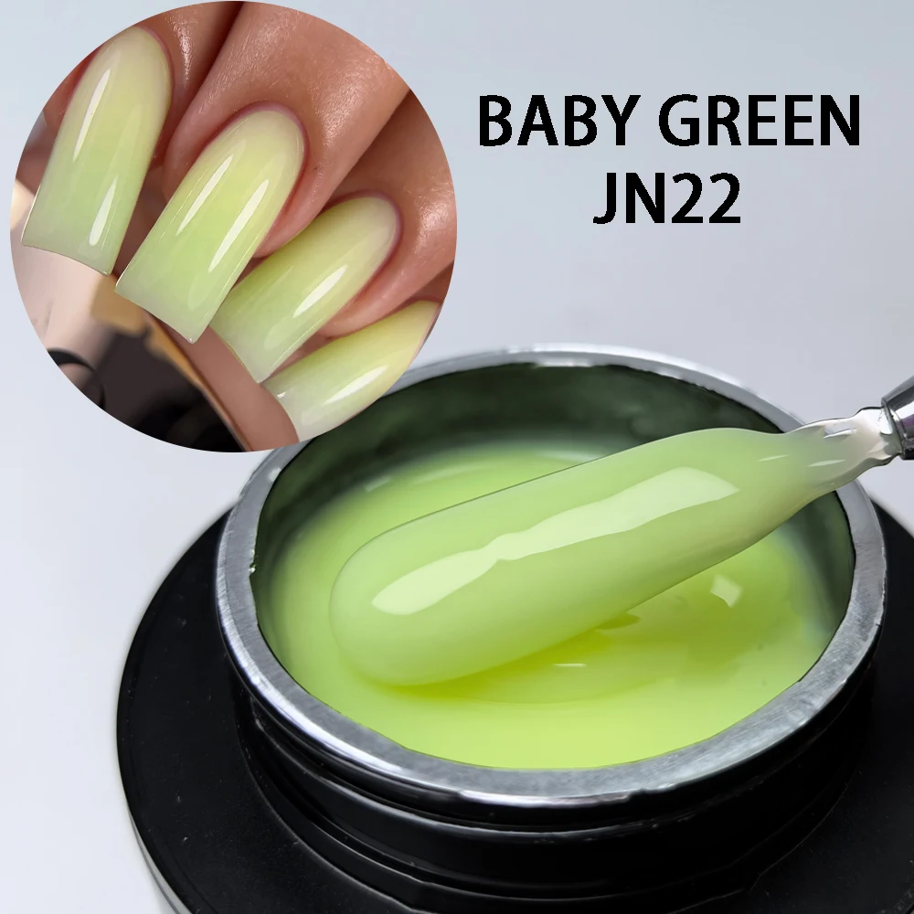 Jillnails Gel Nail Builder 50g Nude Milky White Pink Selbstnivellierendes mittelstarkes Gel für die Nagelverlängerung