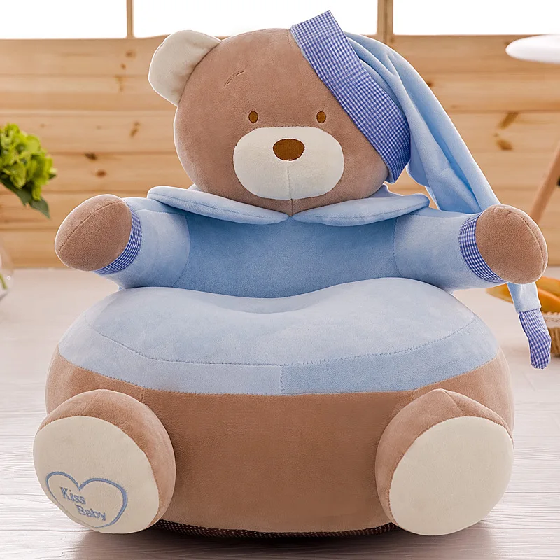 Sofá preguiçoso dos desenhos animados única coroa dormir sonho urso brinquedo adulto criança pai-criança assento do jardim de infância presente do estudante