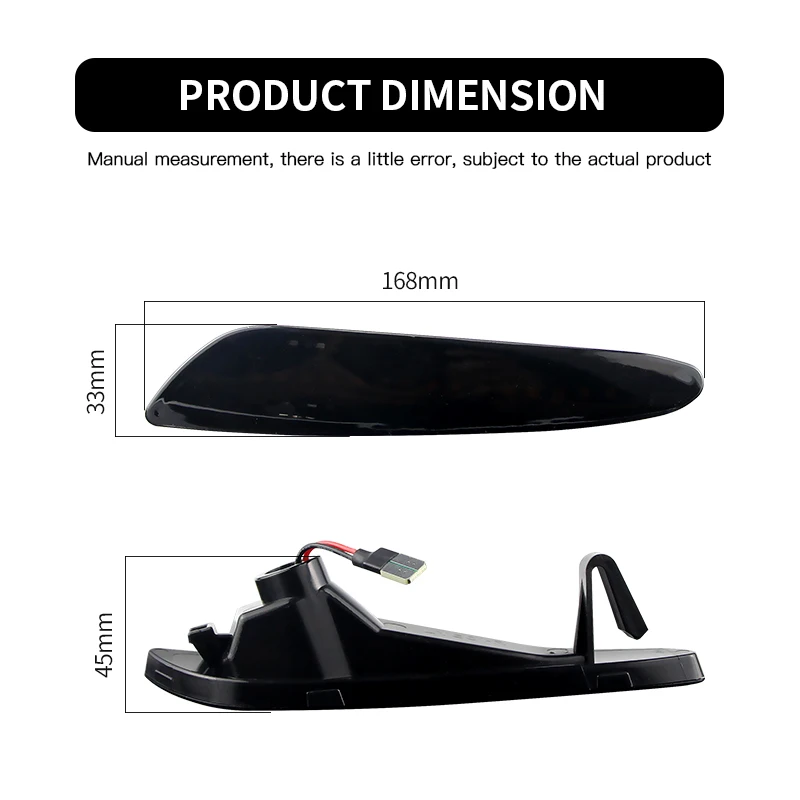 2 قطعة Led الجانب ماركر بدوره مصباح إشارة الوامض مؤشر مصباح لمرسيدس بنز W211 E الفئة E320 E55 AMG E500 E350 2118200121 #2