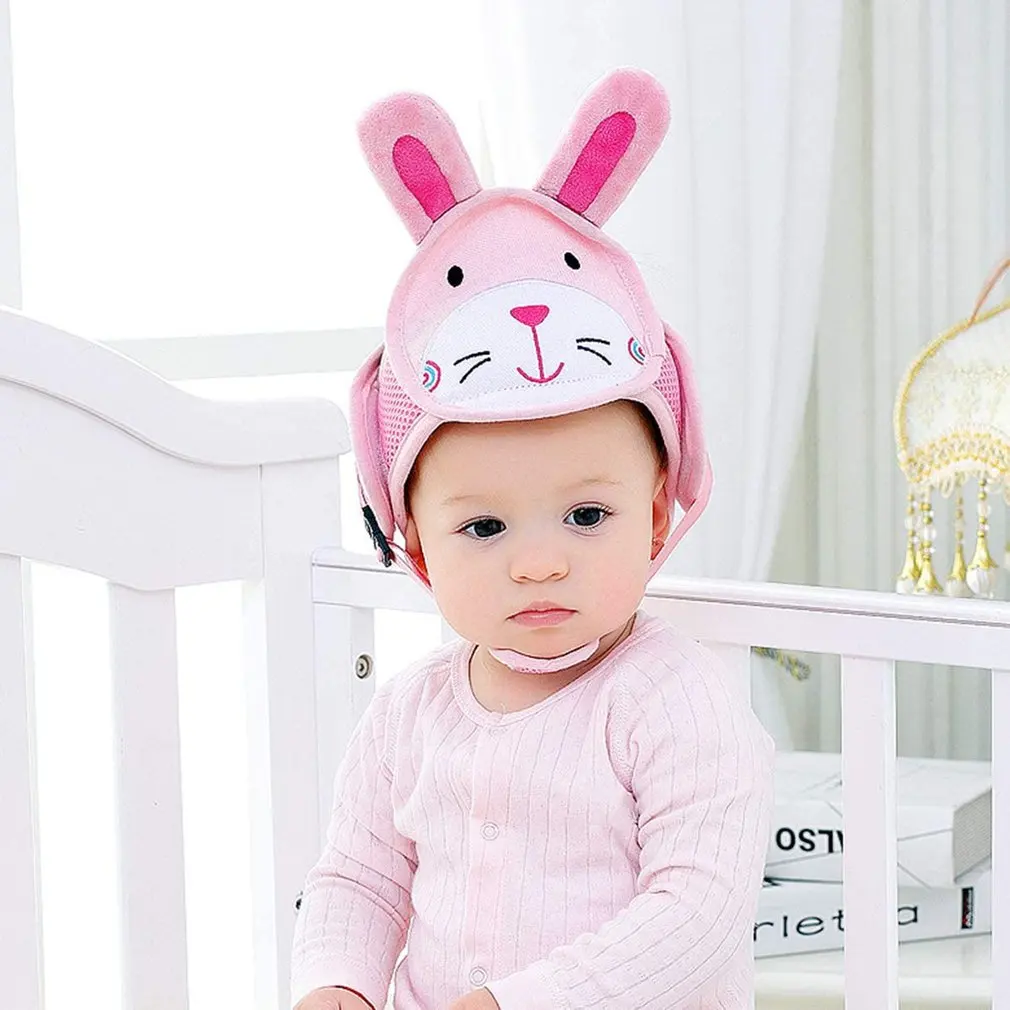 Baumwolle Infant Kleinkind Sicherheit Helm Baby Kinder Kopf Schutz Hut für Walking Krabbeln Baby Lernt Zu Gehen Die Crash Helm