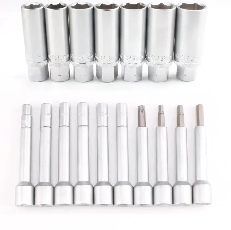 43PCS Steering Hub Suspension Shock Absorber Strut Nut Tool Socket Set Ratchet Sockets Kit