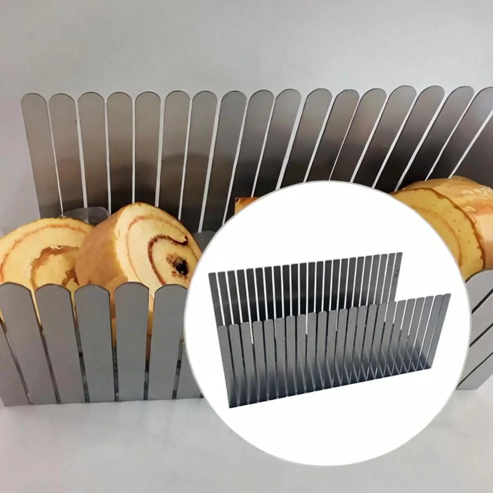 

Stainless Steel Bread Slicer for Homemade Bread for Commercial Toast Cakes