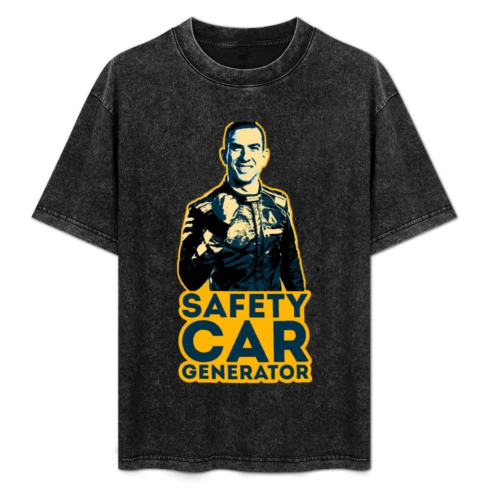 

Safety Car Generator T-Shirt Simple Casual Short Sleeve Tee