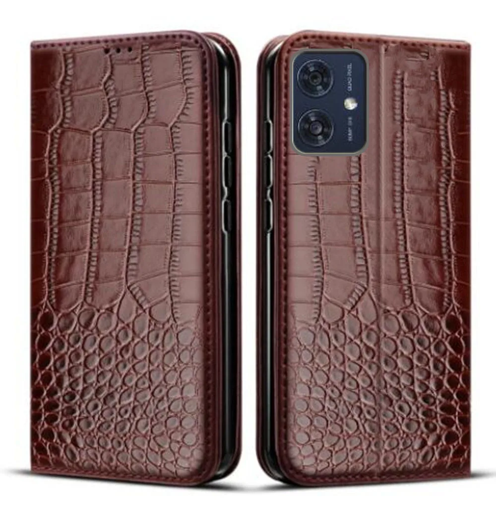 For Moto G54 5G Case Leather Flip Phone Case on For Motorola Moto G54 G 54 G84 5G G14 G53 G13 G23 Wallet Cover