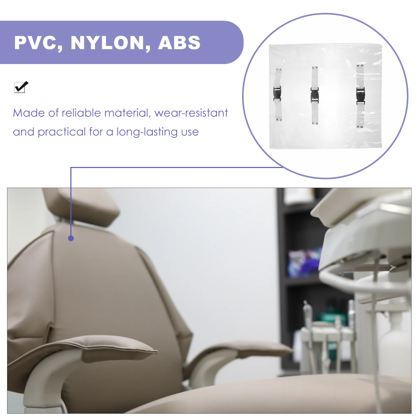 

Dental Chair Foot Cover Simple Style Comfortable Support Pressure Relief Relax Tired Feet Improve Posture Natural Back