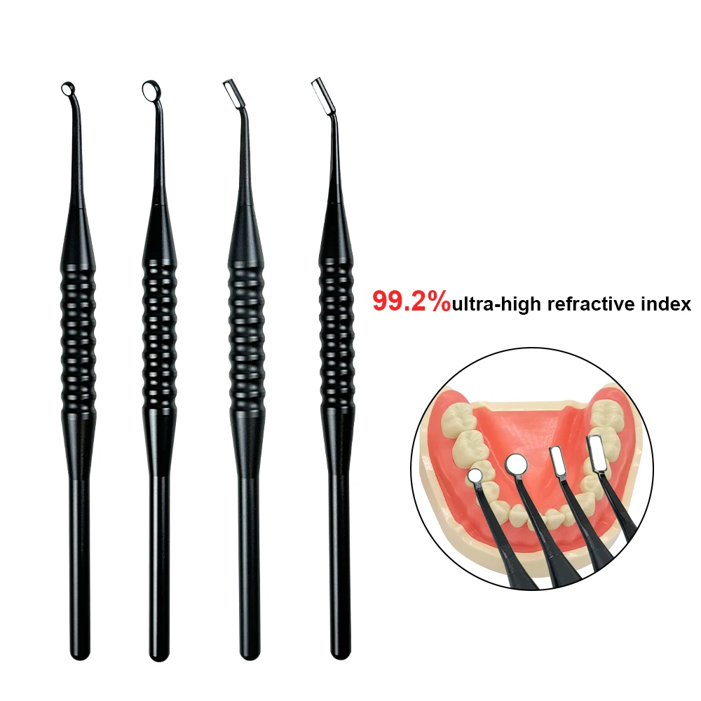 Dental Micro Mouth Mirror Reflector Odontoscope Multifunction Checking Oral Detachable Handle Dental Lab Tools 2mm /3mm/5mm