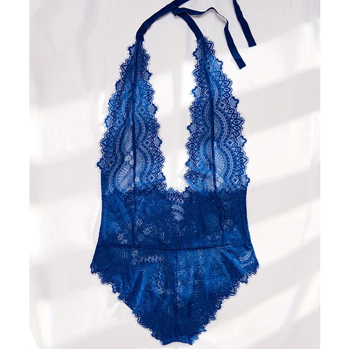 Imagen 2 del producto Ropa Sexy de encaje para mujer, Body para mujer, nueva colección, perspectiva en V profundo, ropa interior sin espalda, corsé de una pieza, disfraz caliente 2024