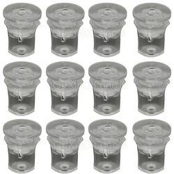 50PCS Acrylic Hidden Standoffs Clip-in Invisible Plastic Screws Scrub Advertising Nail for Signs Signage Mount to Install FG1298