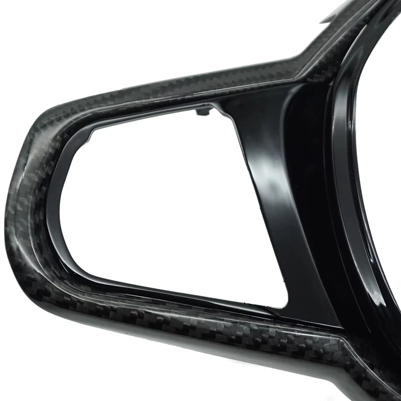 Super Sale For BMW M3 M4 G30 G31 G26 G03 G04 G07 G07 G8 G87 G80 G82 Carbon Fiber Steering Wheel Decorative Frame with M1 M2 Hole