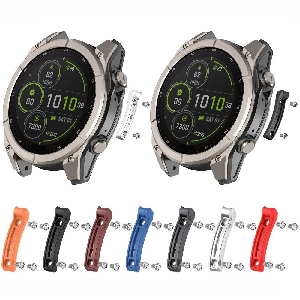 Replacement Watch Bumper Strip Decorative Metal Anti-collision Strip 47/51MM for Garmin Fenix 8/Tactix 8/Quatix 8/Fenix 8Pro