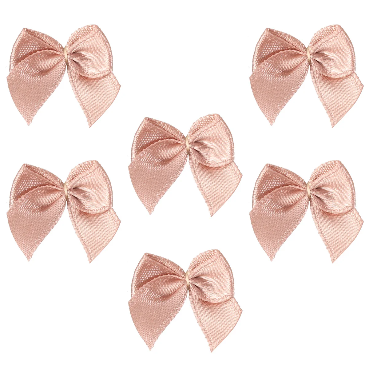 

Satin Ribbon Bows Hot Pink Small Flower DIY Hair Accessories Bright Garland Double Faced Girls Baby Gift Bow Ornaments Handmade