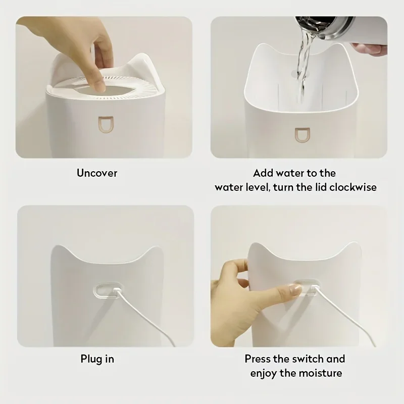 Humidificador de luz LED con doble boquilla de gran capacidad de 3,3l, difusor ultrasónico de aceites esenciales de 3300ml, humidificadores de aire para habitación H2o