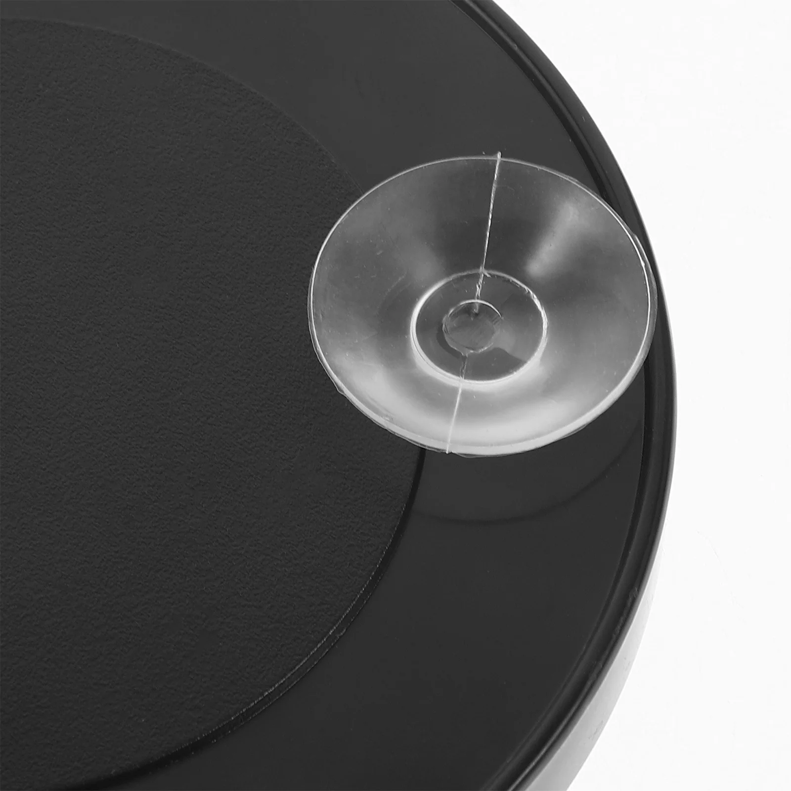 Miroir de maquillage Compact noir, 8.8cm, 10x, montage à ventouse, Durable, pratique pour le maquillage, le rasage et les voyages