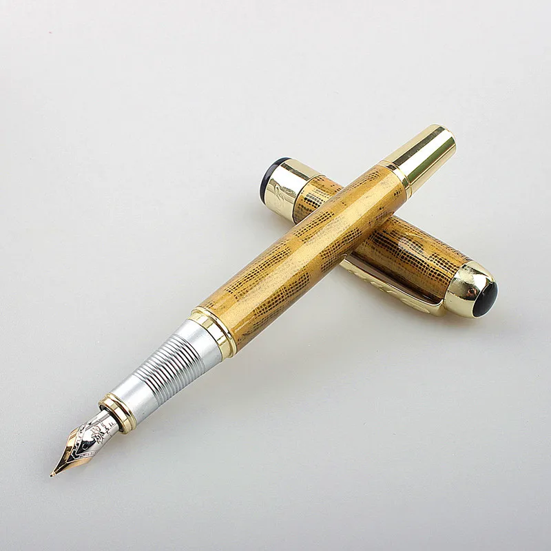 

Jinhao 250 серии металлическая бизнес-офисная рекламная подарочная ручка изысканная художественная изогнутая заостренная ручка для каллиграфии школьные принадлежности