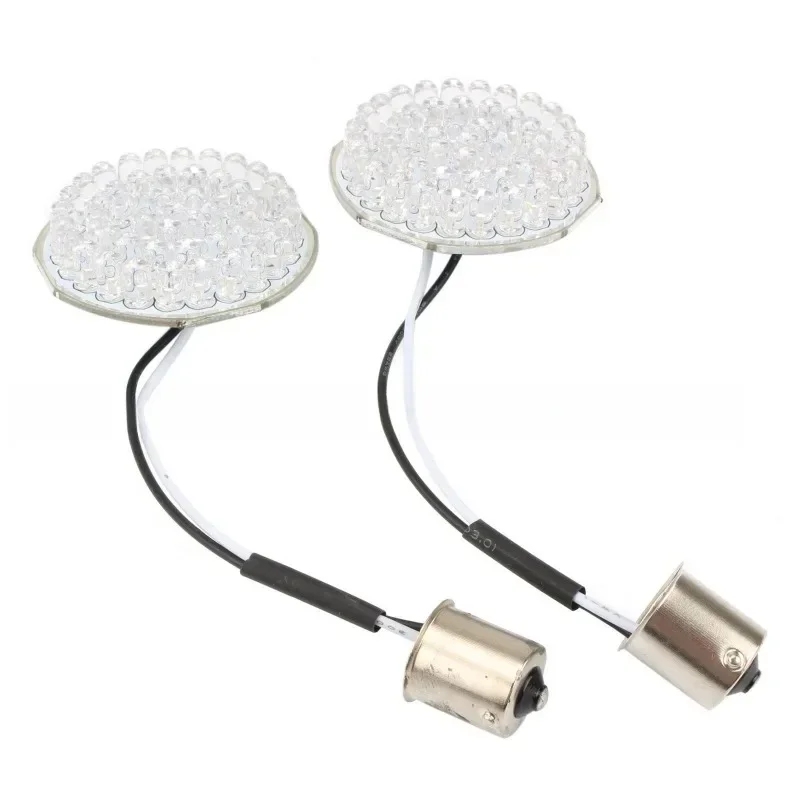 

Pkx для мотоцикла, указатель поворота типа Bullet, белый/янтарный светодиодный светильник Harley Sportster Touring Electra Glide Dyna FLSTF