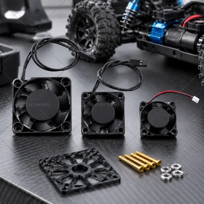 High Speed Black Motor Fan with ESC 25x25 30x30 40x40mm Powerful Cooling Blower for RC Drone Quadcopter DIY Projects