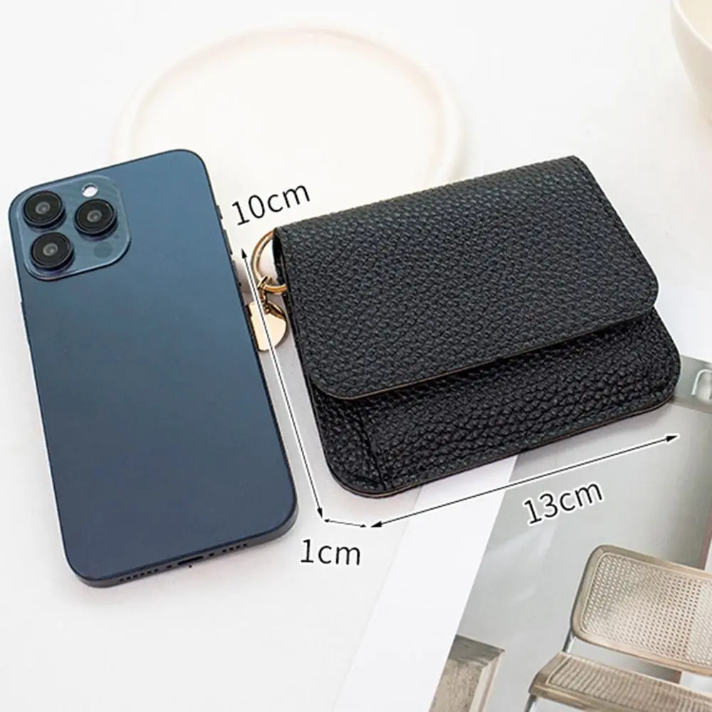 Cartera plegable multifuncional conveniente para mujer, tarjetero a la moda