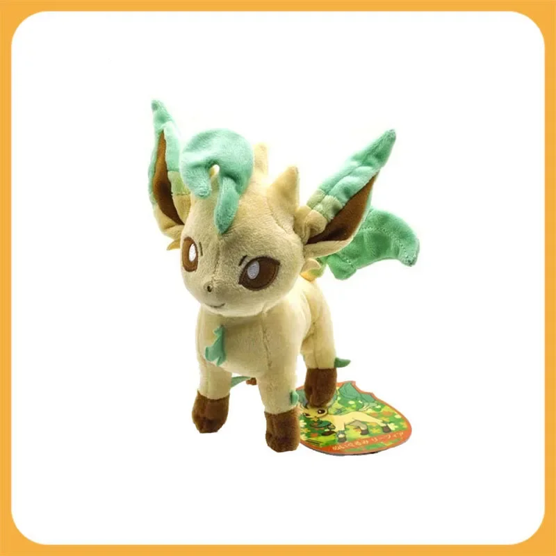 Pokemon Leafeon Plush Kawaii Doll Soft Pet Elf Toys Cartoon Kids Stuffed Animals Gifts Pokemon Dolls