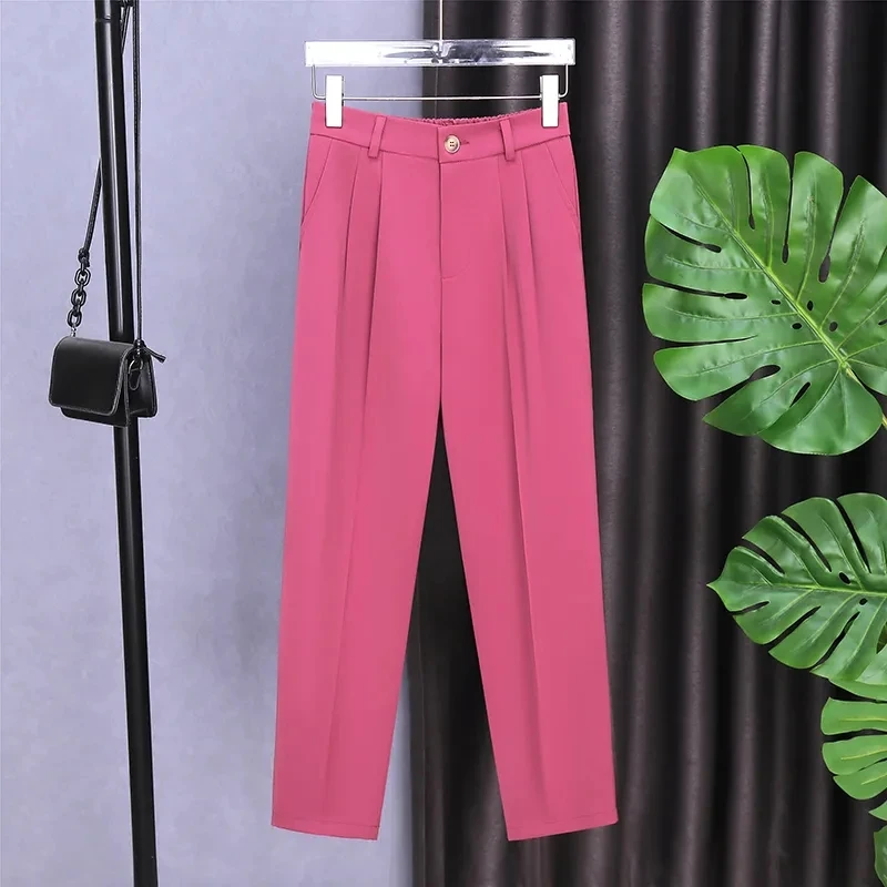 

2023 New Fashion Pants For Women Loose Casual Harem Pants Women's High Waist Pants Summer Trouser Ladies Sunscreen Pants 4XL