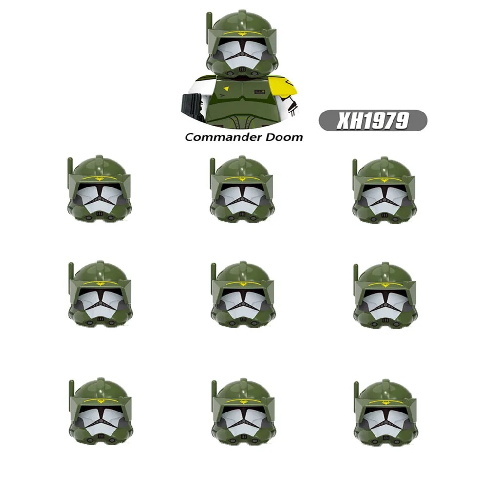 

10pcs/set building Blocks Clone trooper Jet Troopers mini action toy doll assembly toy 501st Legion Mandalorian