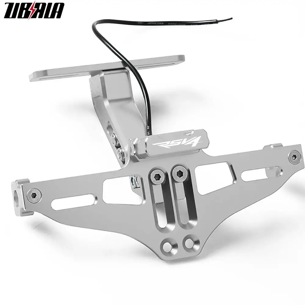 FOR APRILIA RSV4 RS V4 2017 2018 2019 2020 2021 Rear License Plate Holder Licence Bracket with Light Tail Tidy Fender Eliminator