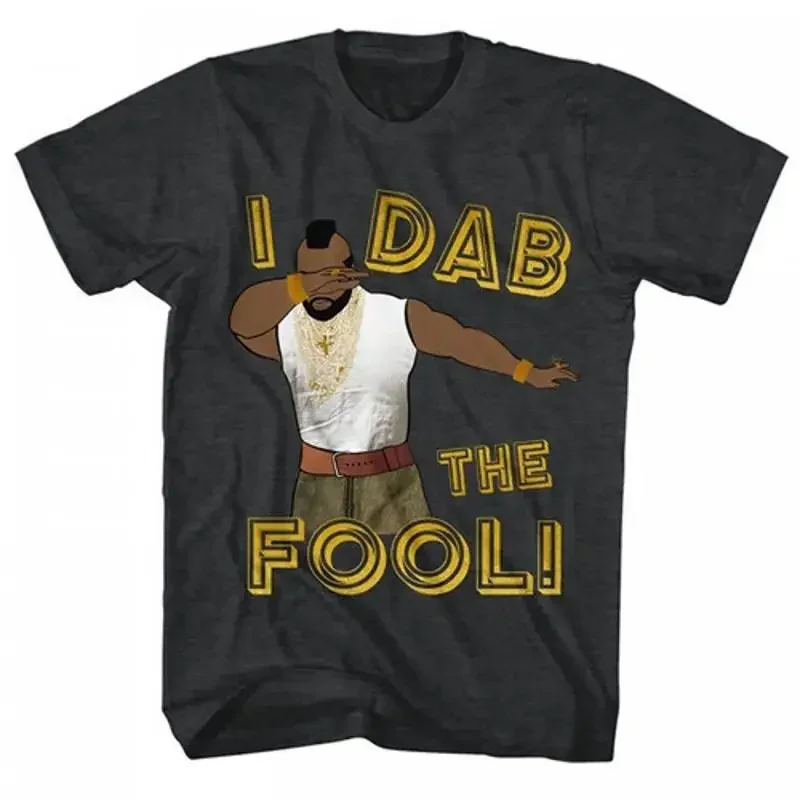Mr T Dab The Fool Black Heather Adult Shirt
