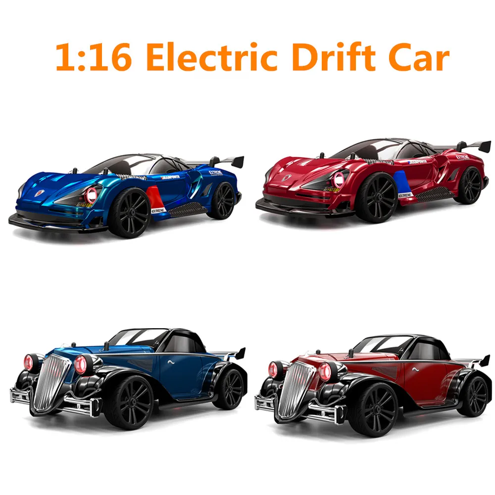 

2.4GHz Four-Wheel Drive RC Racing Car High Speed 35km/h 1:16 4WD RTR For Cement Road, Asphalt Road, Race Track Grass, Etc