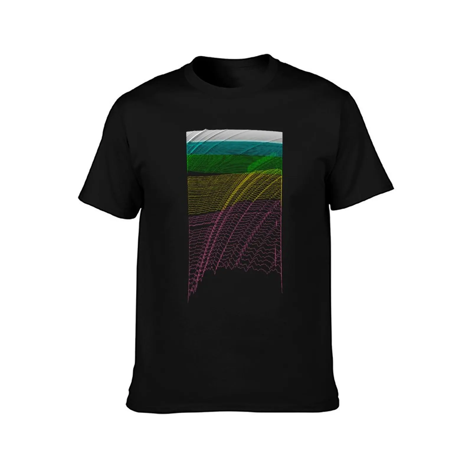Stacked DESI Spectra (rainbow) T-Shirt Lightweight Cooling Short Sleeve Tee