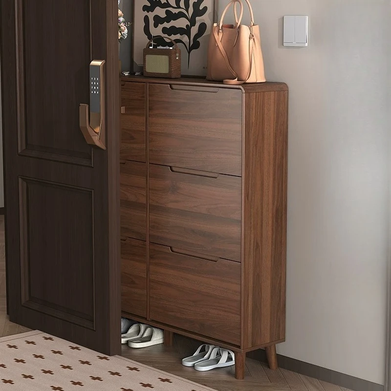 Ultra Thin Entrance Hall Shoe Cabinet Organizer Storage Living Room Luxury Shoe Cabinet Nordic Display Zapatero Home Furniture