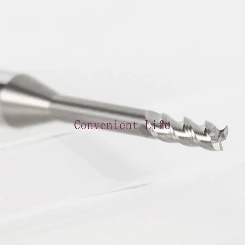 مجموعة L1EE مكونة من 10 قواطع مطاحن نهاية فولاذية ثلاثية الحواف لمعالجة الألومنيوم وطول العمر MTS2X6X4X50 MTS1X3X4X50