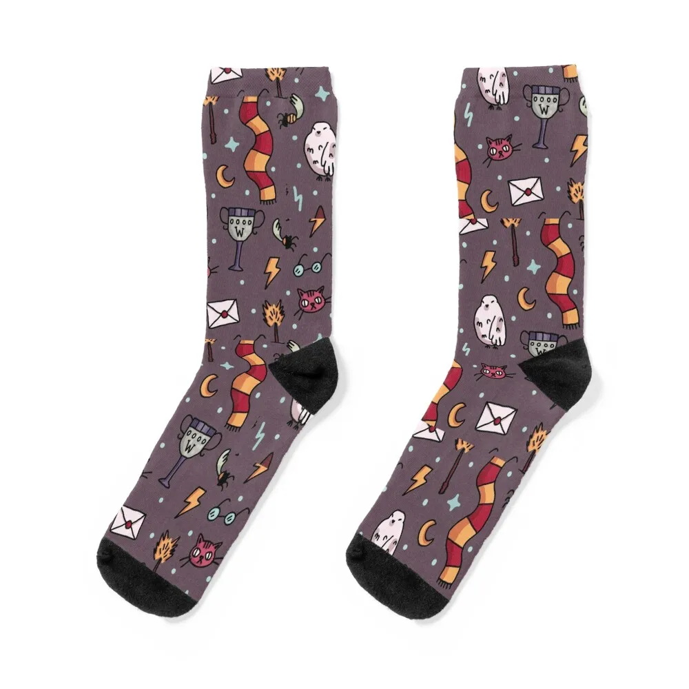 

Magical Pattern Socks new year tennis hip hop professional running Men's Socks Women's